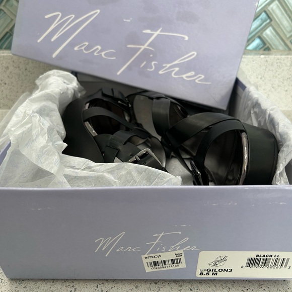 Marc Fisher Gilon Leather Sandal - Picture 7 of 7